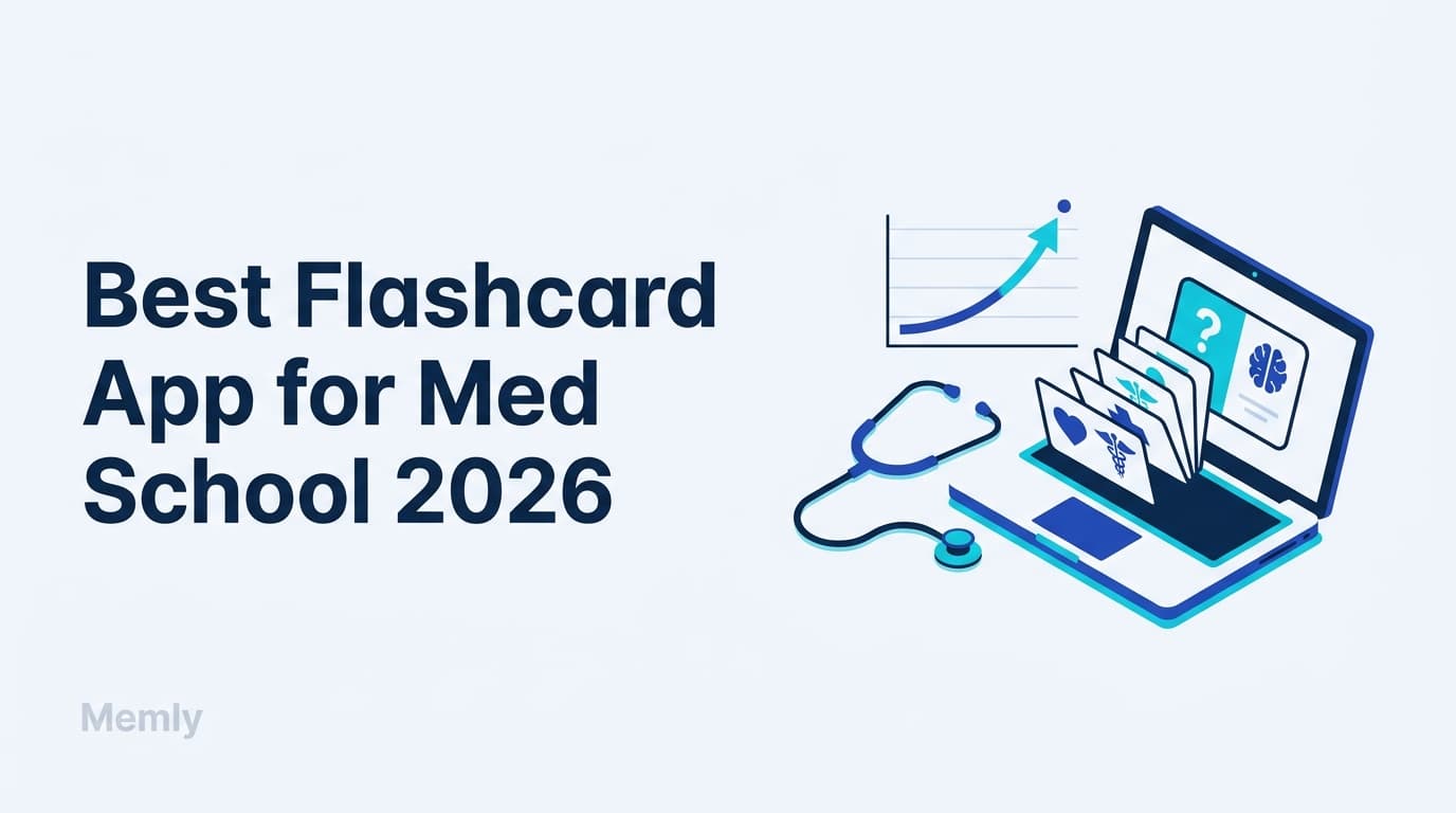 Best Flashcard App for Med School in 2026 (Anki & AnKing Alternative)