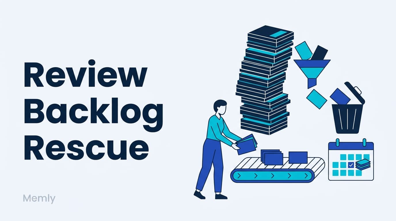 Flashcard Review Backlog: How to Restart Without Burning Out
