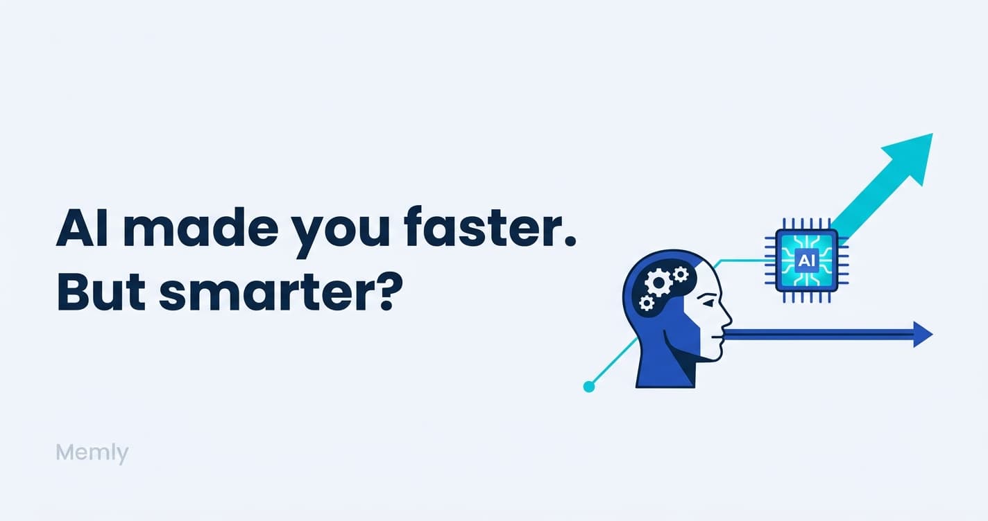 AI Made You Faster. But Did It Make You Smarter? Learning in the Age of AI
