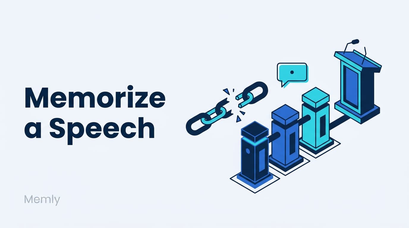 How to Memorize a Speech or Interview Answer Without Going Blank
