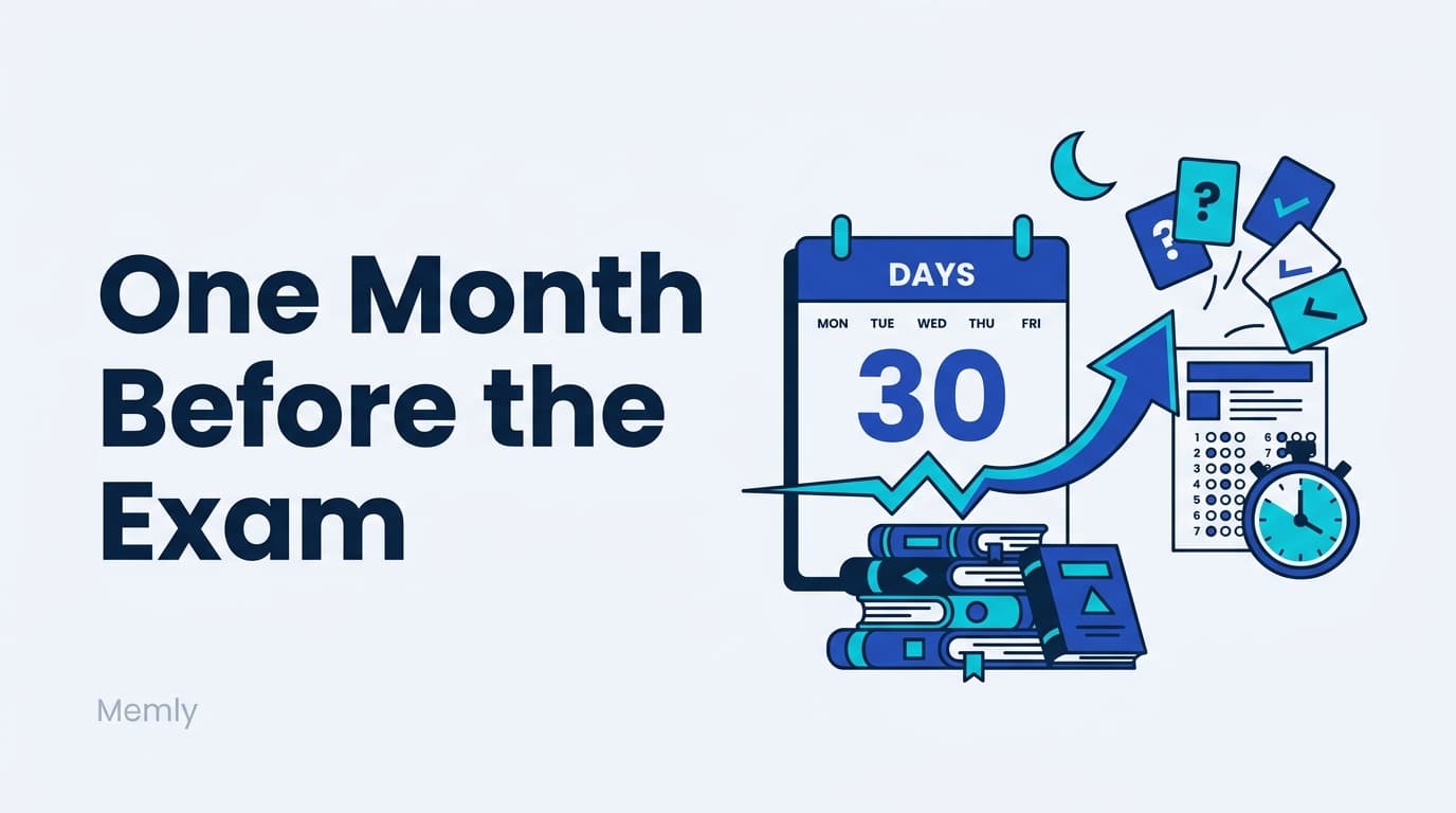 One Month Before the Exam: A 30-Day Plan Built on Output