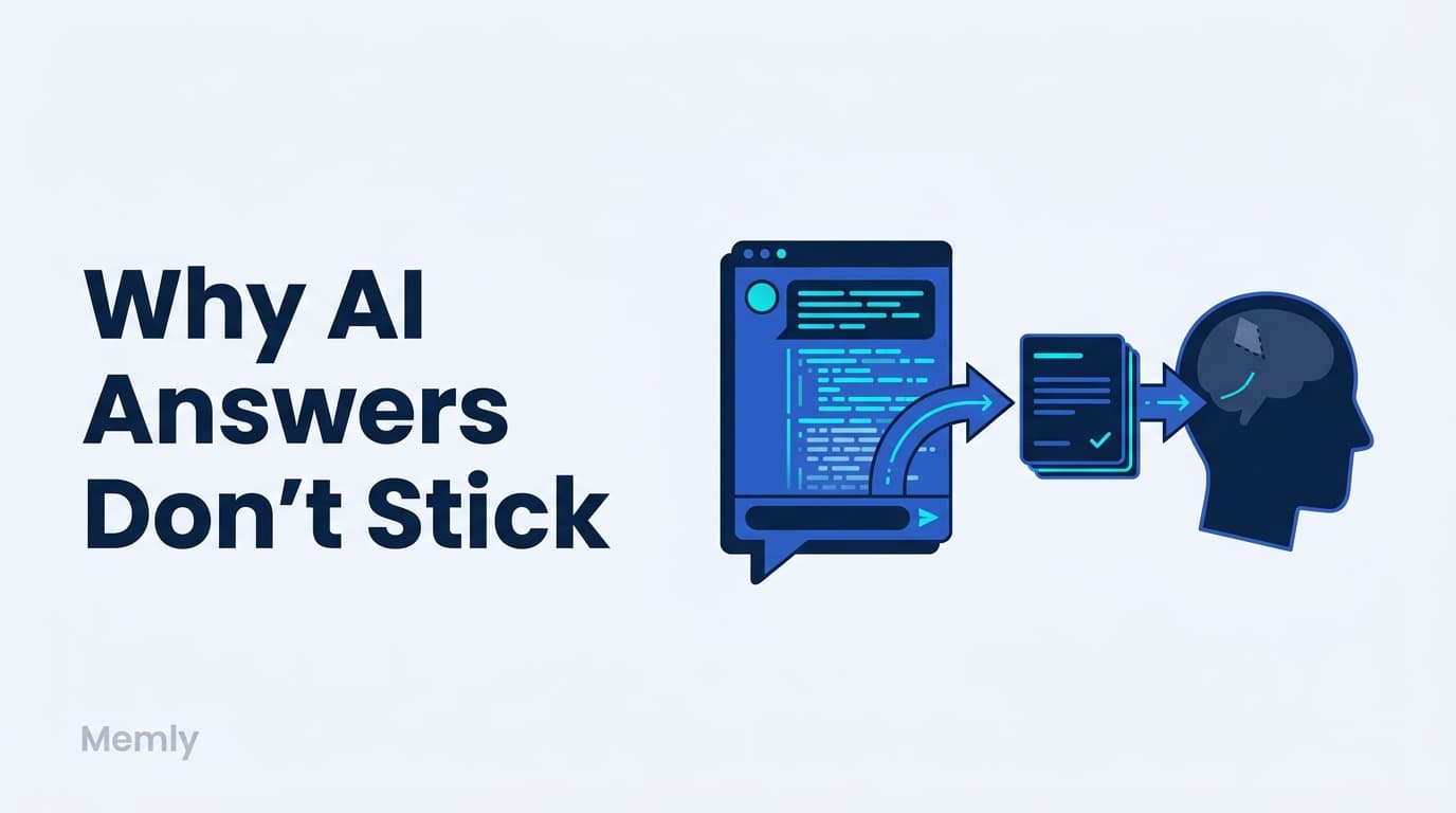 Why ChatGPT Answers Don't Stick (and How to Make Them Yours)