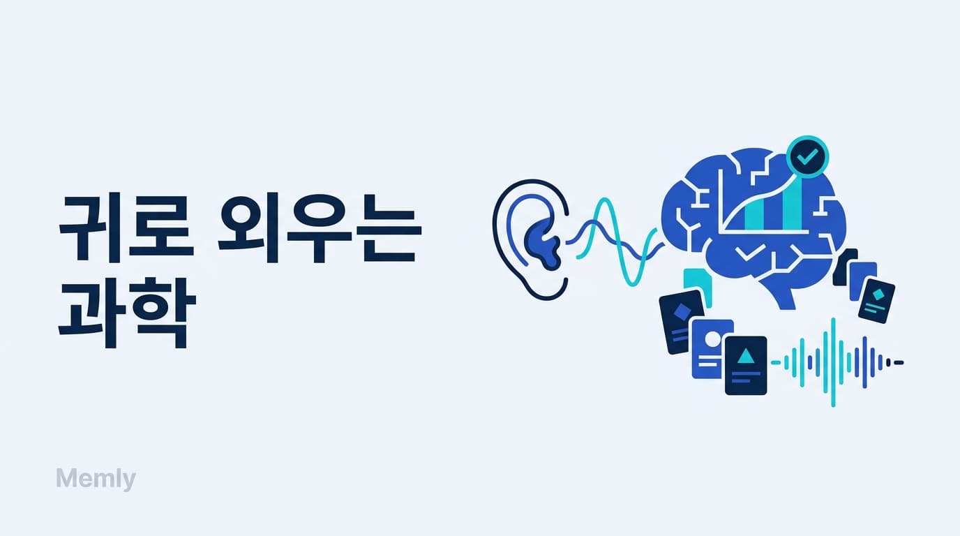 흘려듣는 암기, 정말 효과 있을까?듣기 학습의 과학과 인출 연습