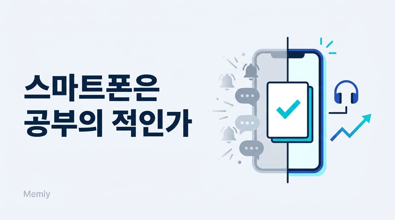 공부할 때 스마트폰: 집중을 지키고 폰을 암기 도구로 바꾸는 법 [2026]
