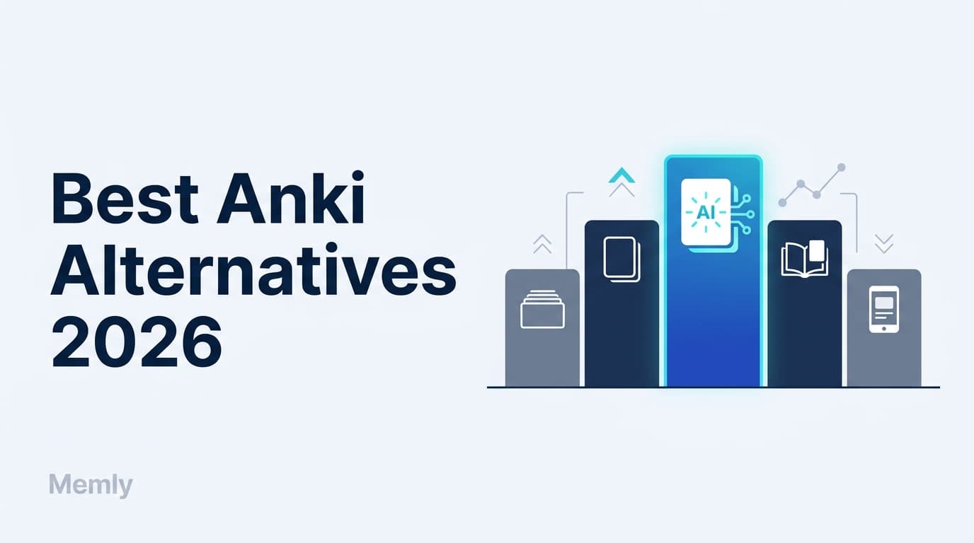 Best Anki Alternatives in 2026: 5 AI-Powered Flashcard Apps Compared