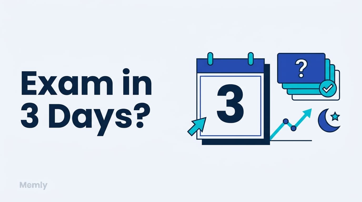 Exam in 3 Days? The Science-Backed Way to Cram (2026)