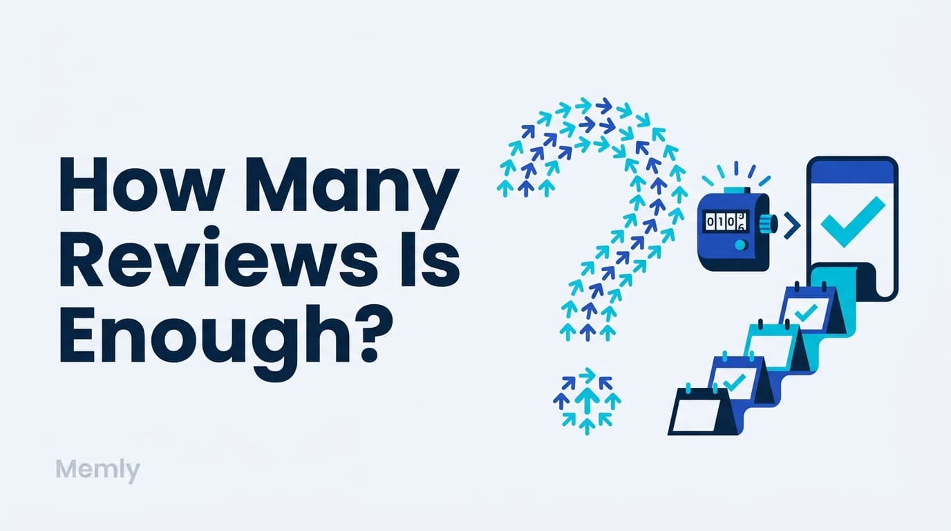How Many Times Do You Need to Review to Memorize Something?