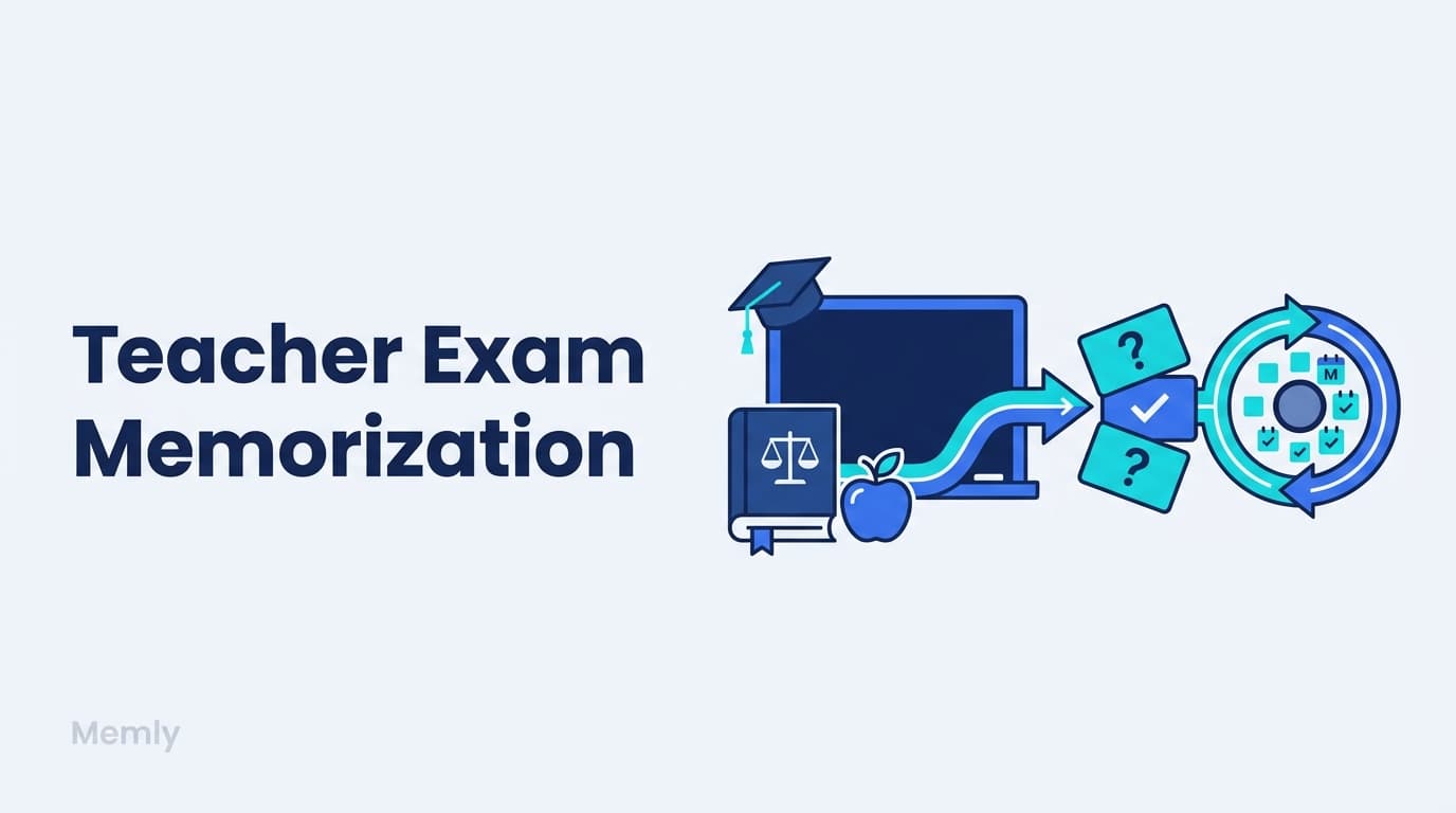 Teacher Certification Exam Study: Memorize the Syllabus While Working (2026)