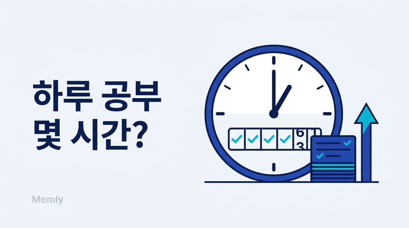 하루에 몇 시간 공부해야 할까: 시간이 아니라 '떠올린 횟수'로 잰다