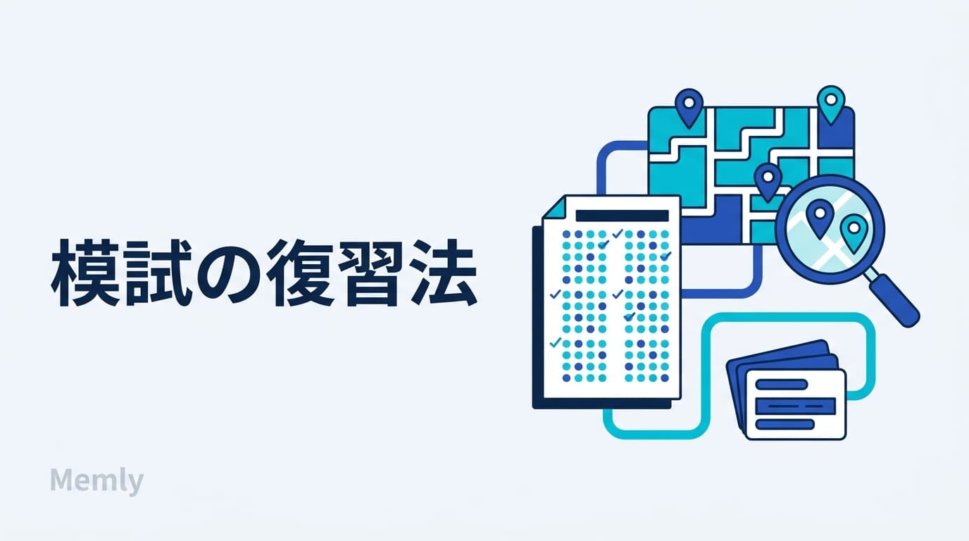 模試の復習法:点数ではなく「弱点マップ」を持ち帰る手順【2026】
